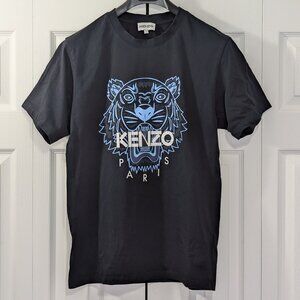 Kenzo Paris Tiger Cotton Crewneck T-Shirt - Size L